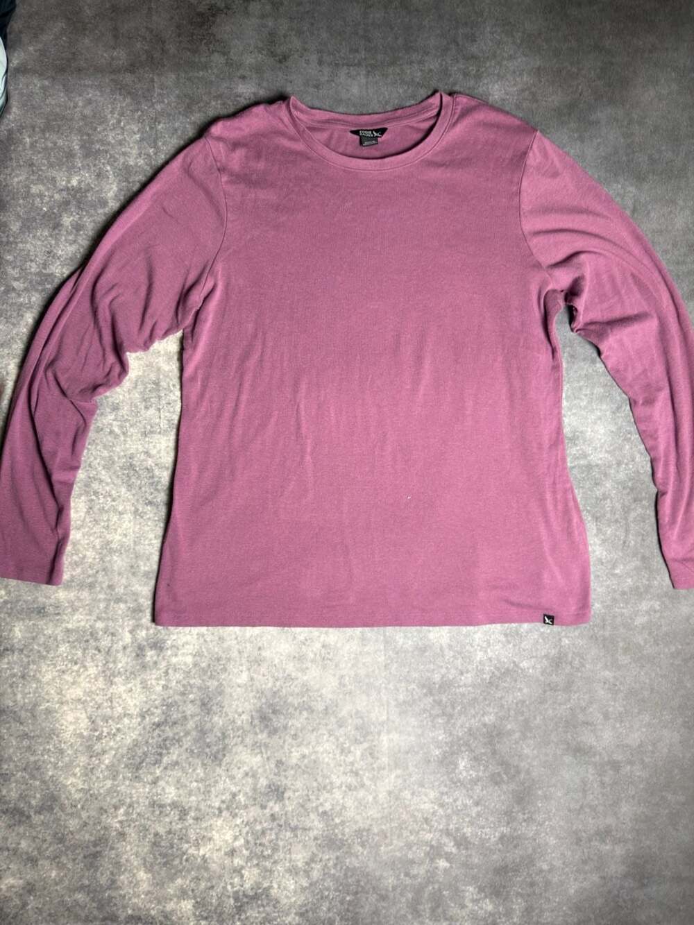 Eddie Bauer Women's XL Purple Long Sleeve Crew Neck T-Shirt